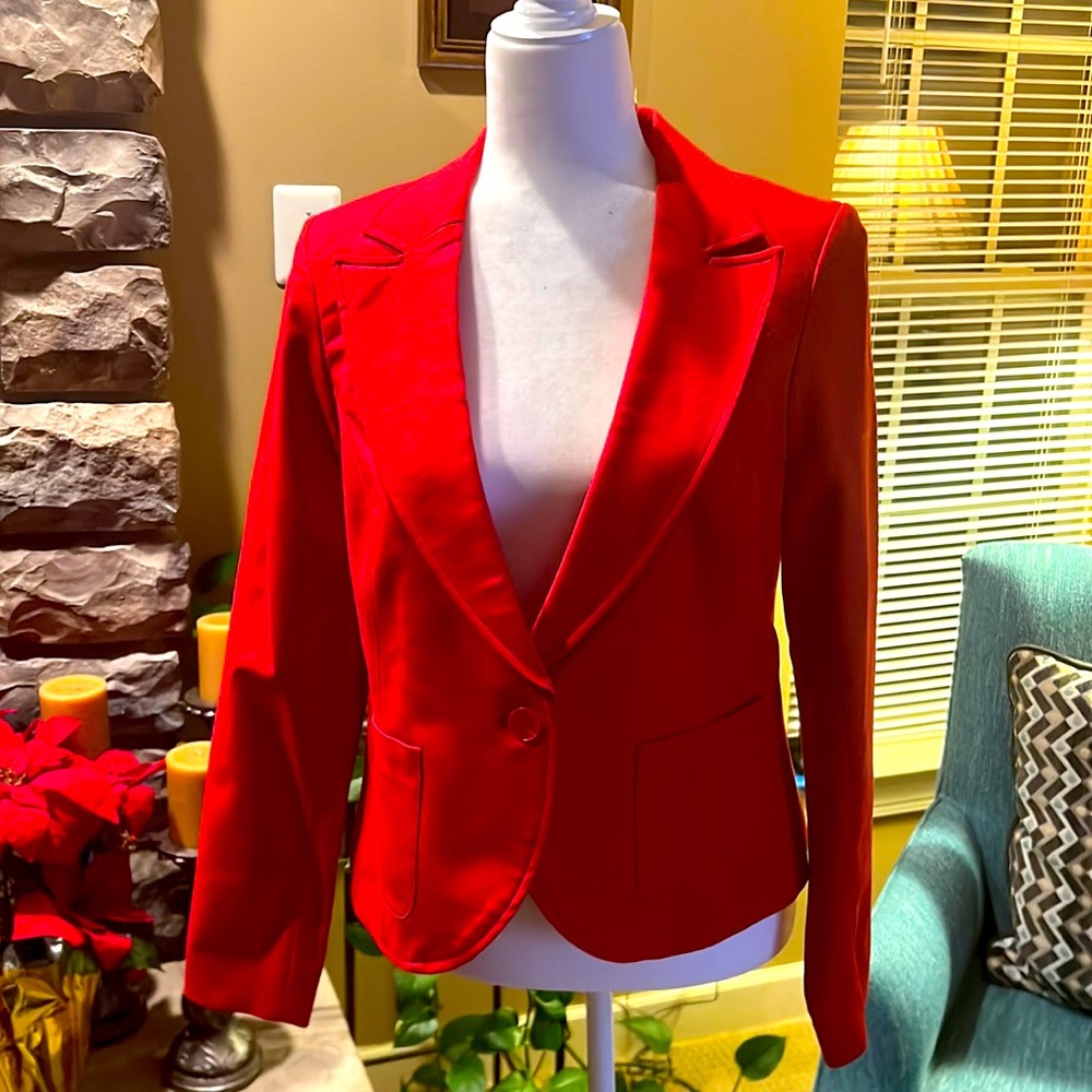 COPY - Red blazer.
